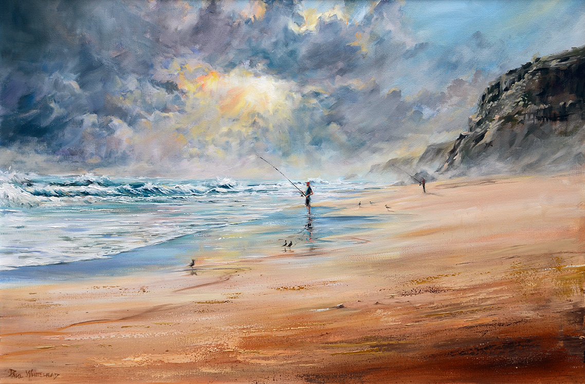  SALMON FISHING - Locks Well - Oil - 67x97cm - SOLD 