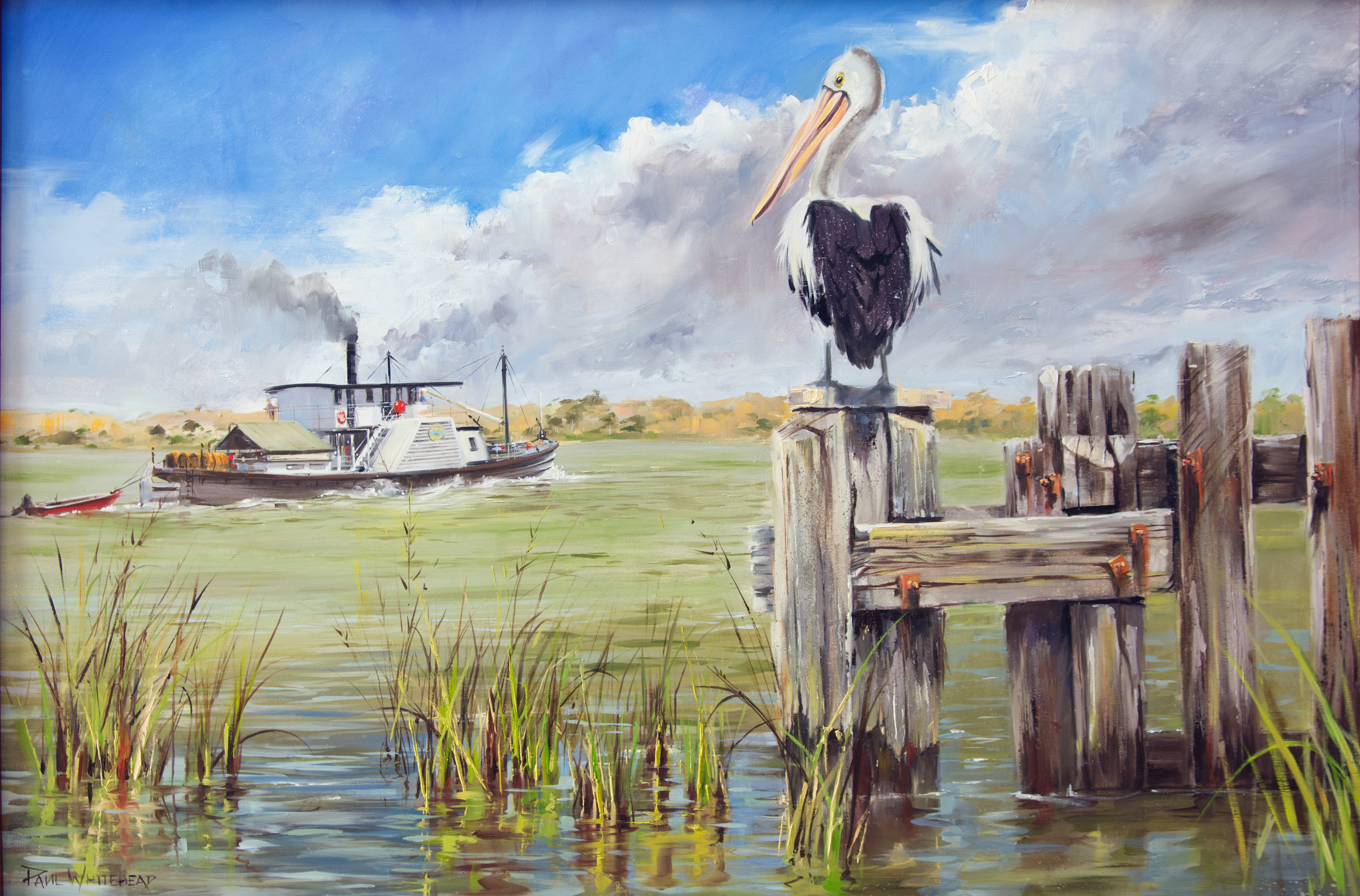  RIVER MURRAY, SOUTH AUSTRALIA - Oil - 90cm x 70cm 