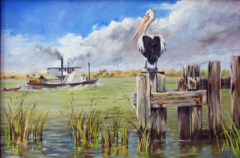  RIVER MURRAY, SOUTH AUSTRALIA - Oil - 90cm x 70cm 